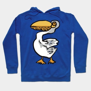 Big beaked pelican Hoodie